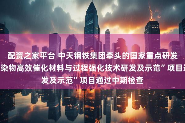 配资之家平台 中天钢铁集团牵头的国家重点研发项目“典型污染物高效催化材料与过程强化技术研发及示范”项目通过中期检查