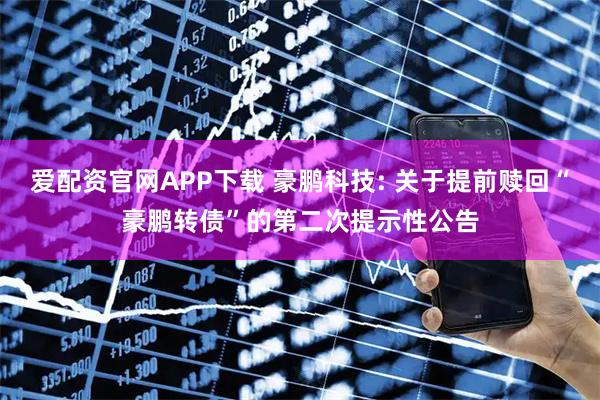 爱配资官网APP下载 豪鹏科技: 关于提前赎回“豪鹏转债”的第二次提示性公告