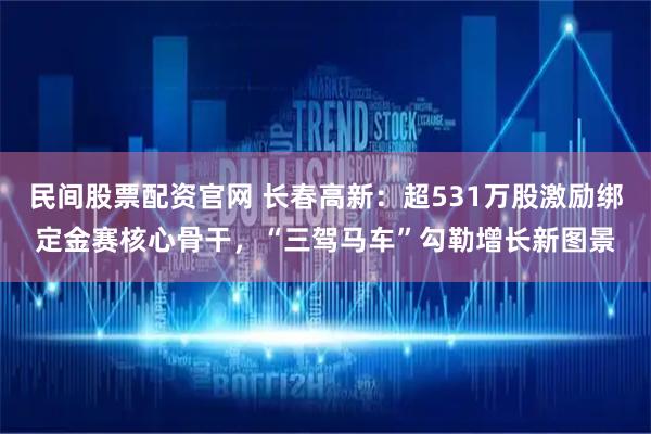民间股票配资官网 长春高新：超531万股激励绑定金赛核心骨干，“三驾马车”勾勒增长新图景